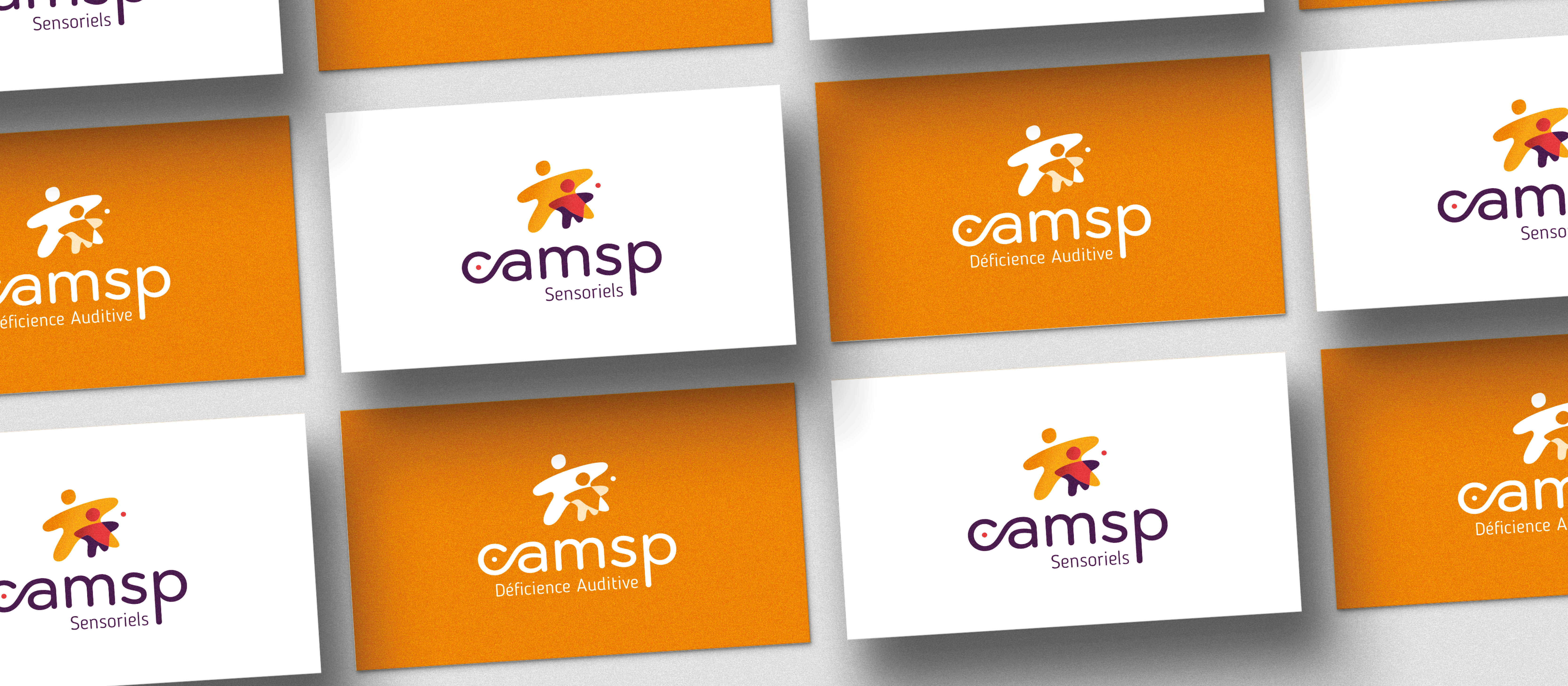 Cartes de visite CAMSP pour Pep69 par Résonance Publique