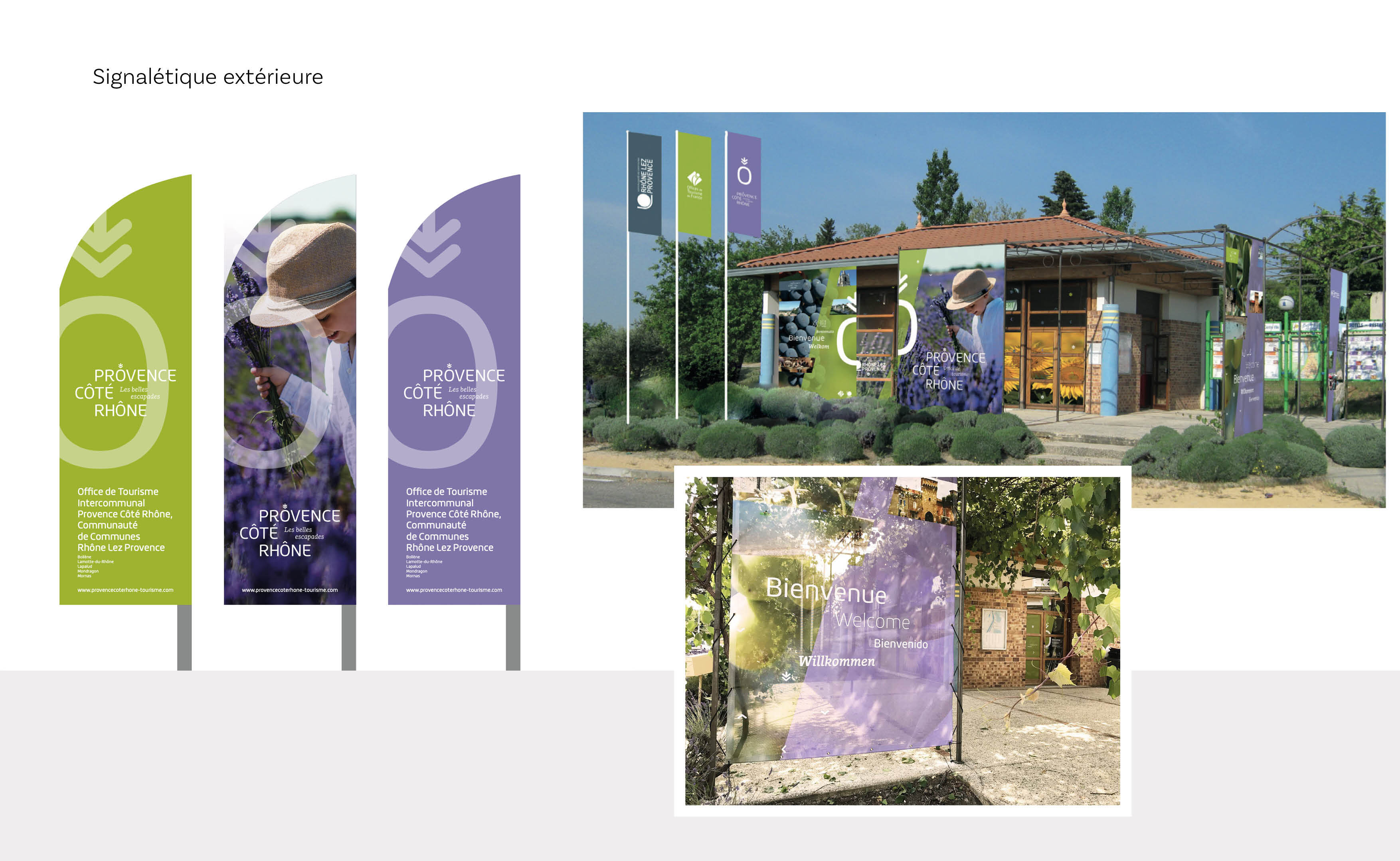Supports de communication de la Communauté de Communes Rhône-Lez-Provence par Resonance Publique