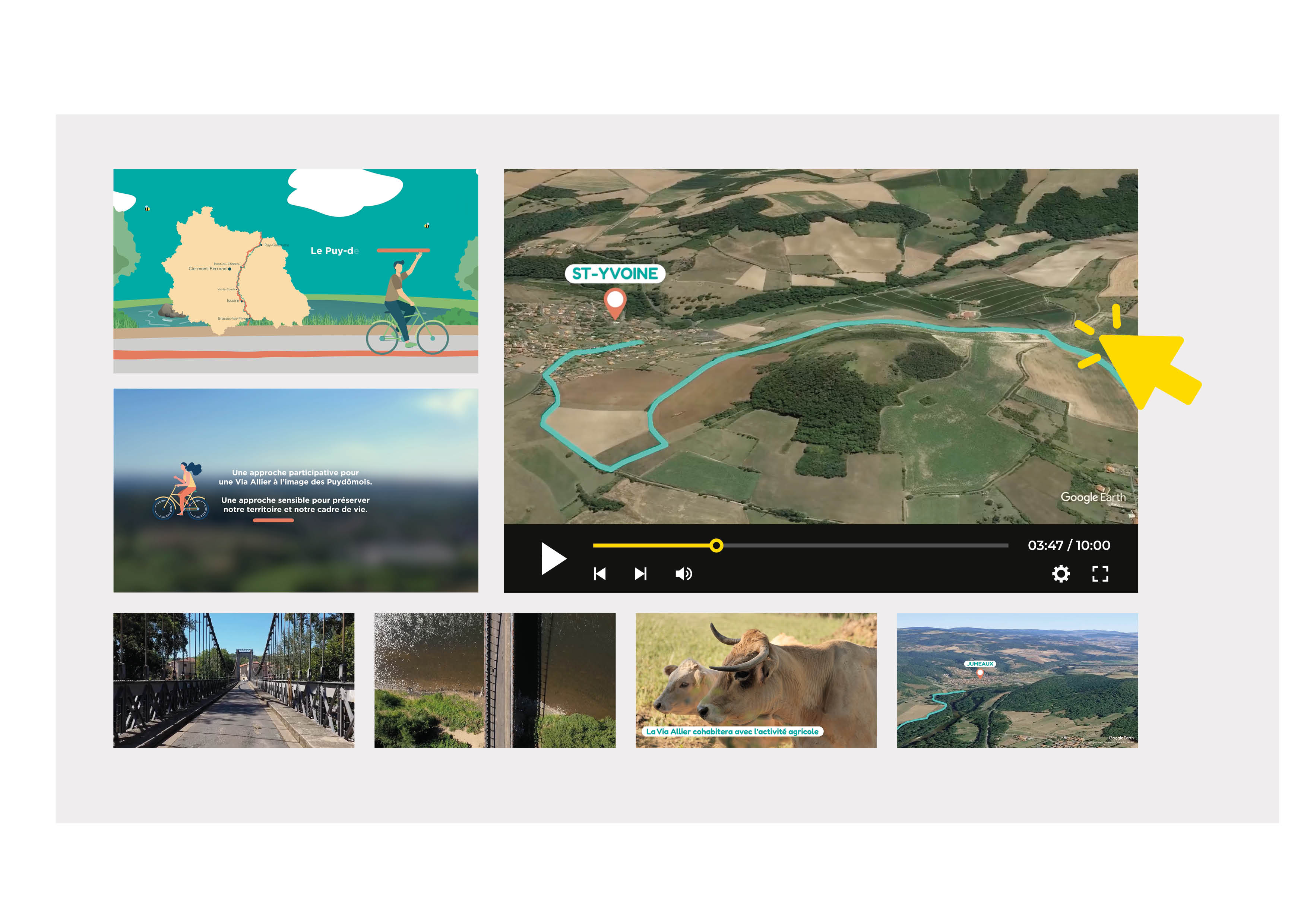 Extraits de vidéo pour le Département du Puy-de-Dôme par Resonance Publique
